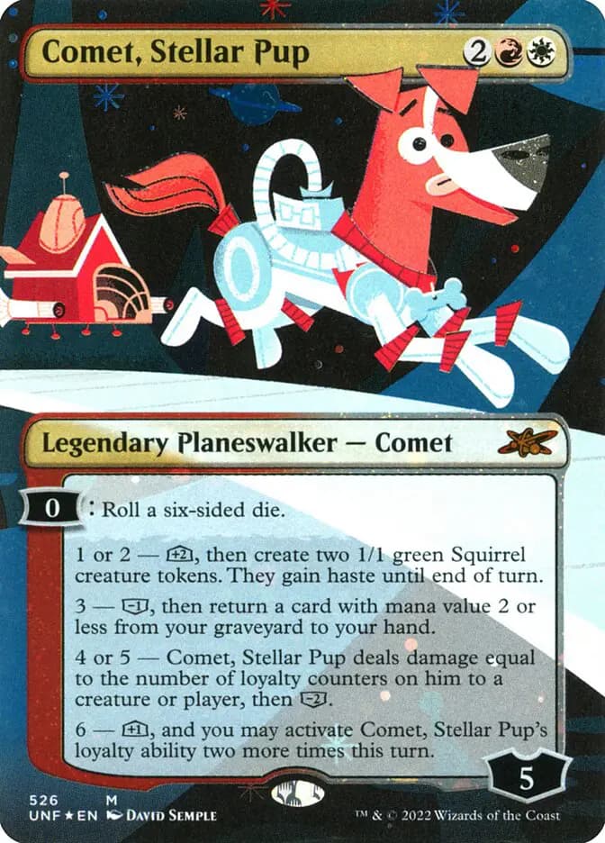 Card image of Comet, Stellar Pup