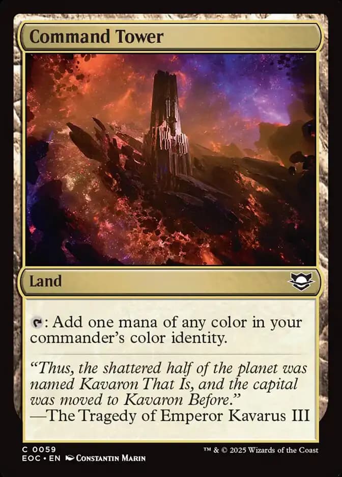 Card image of Command Tower