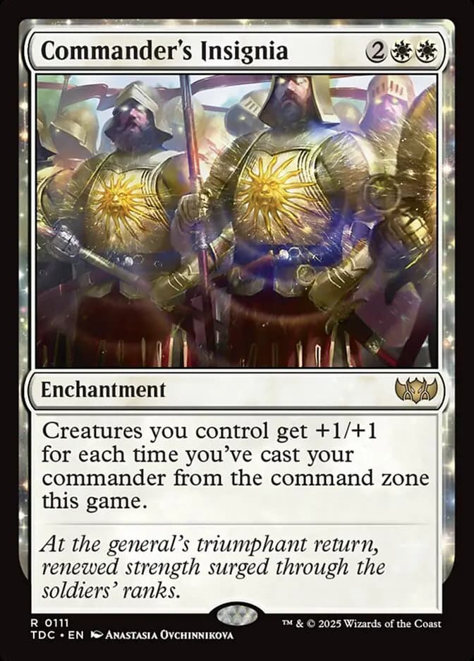 Card image of Commander's Insignia