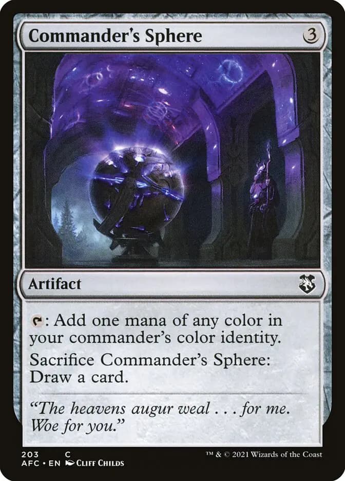 Card image of Commander's Sphere