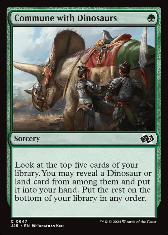 Card image of Commune with Dinosaurs