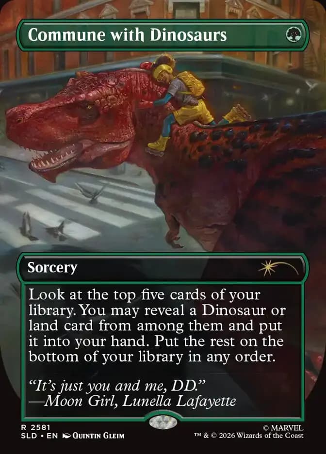 Card image of Commune with Dinosaurs