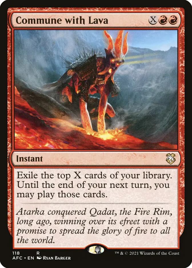 Card image of Commune with Lava