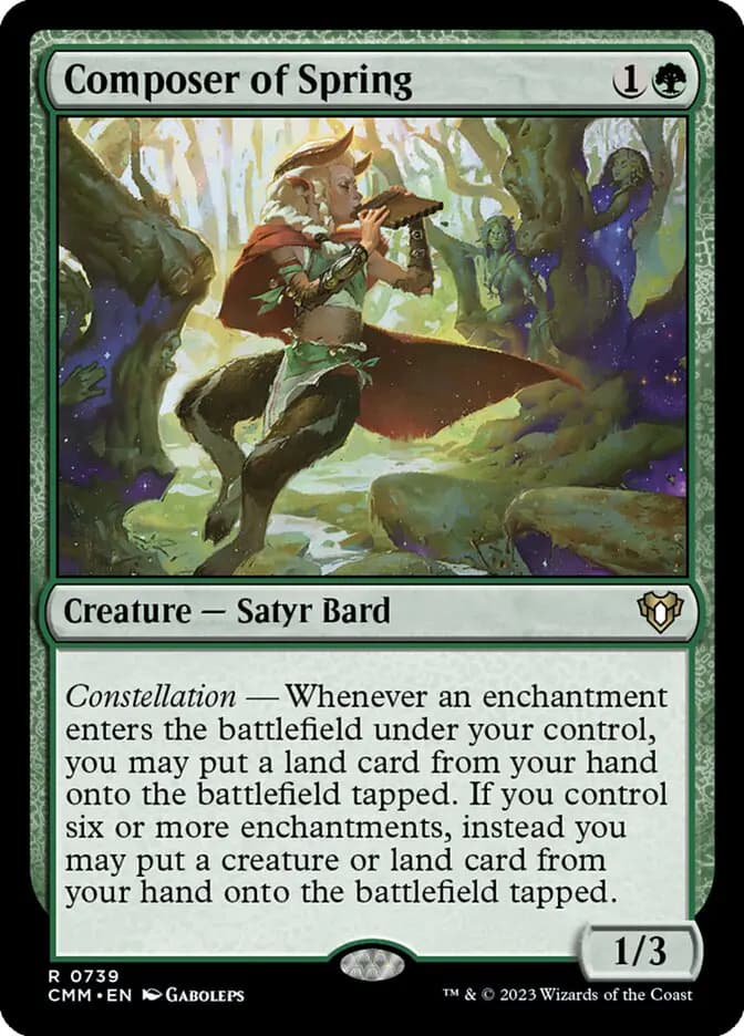 Card image of Composer of Spring