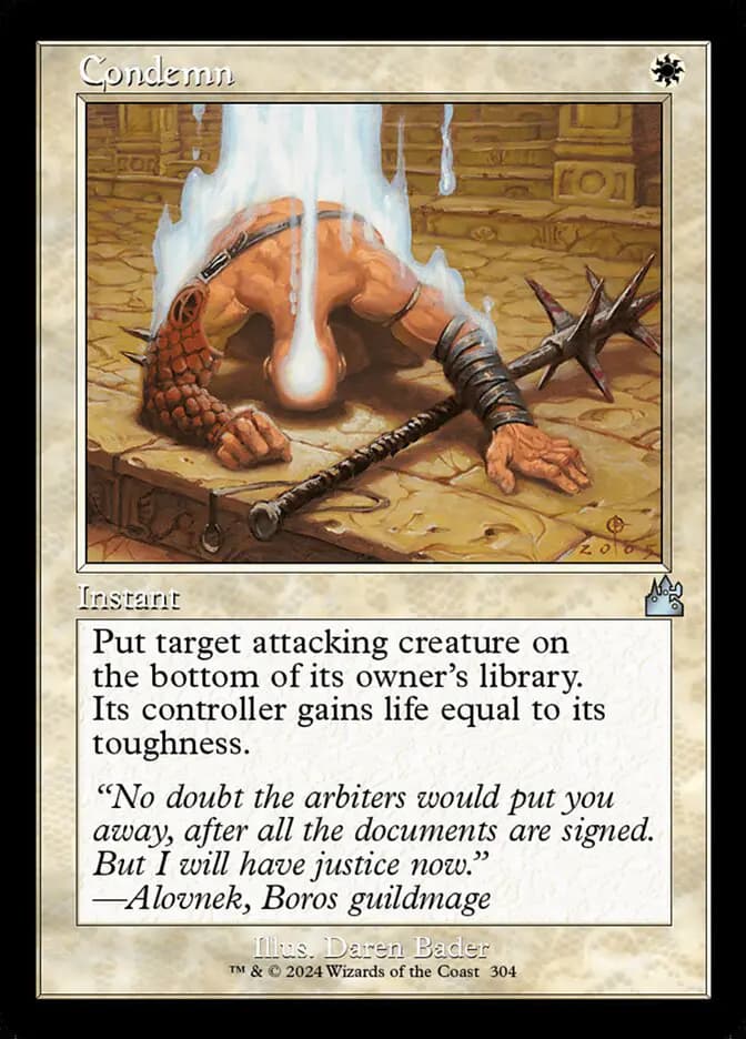 Card image of Condemn