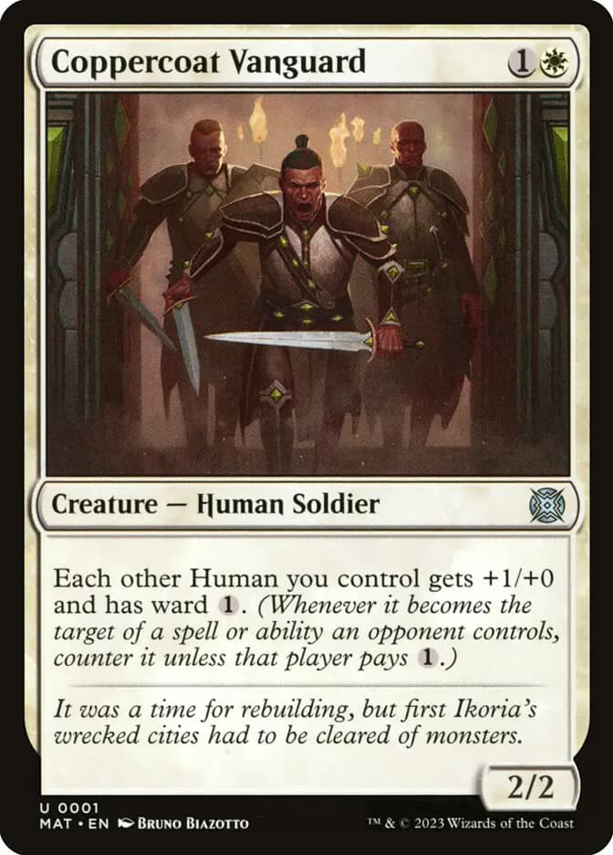 Card image of Coppercoat Vanguard