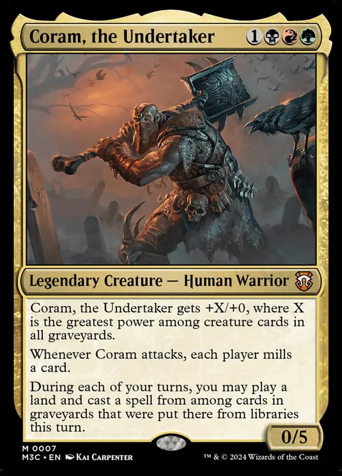 Card image of Coram, the Undertaker