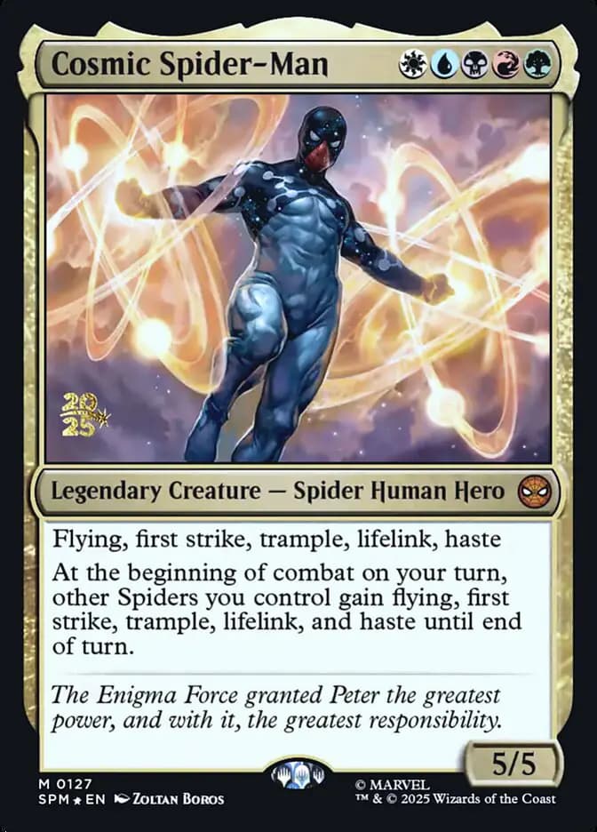 Card image of Cosmic Spider-Man