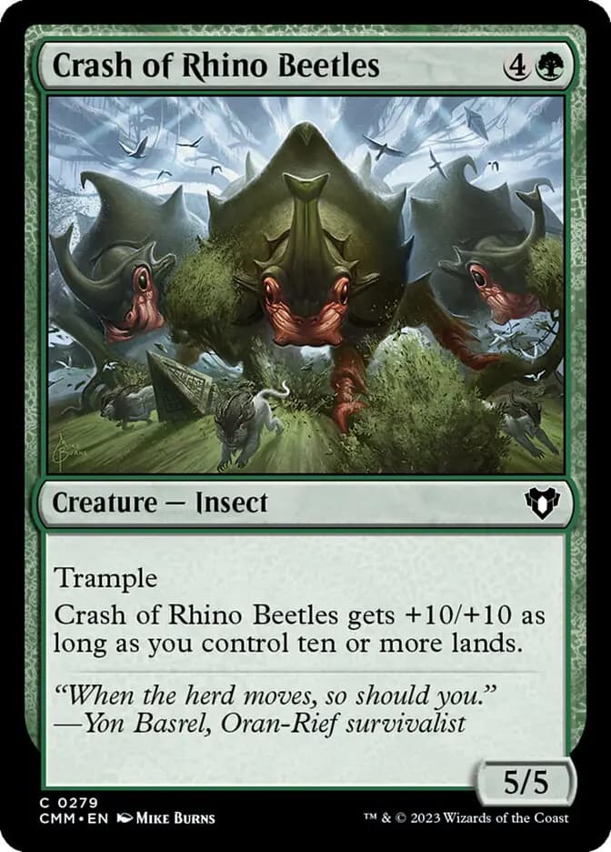 Card image of Crash of Rhino Beetles