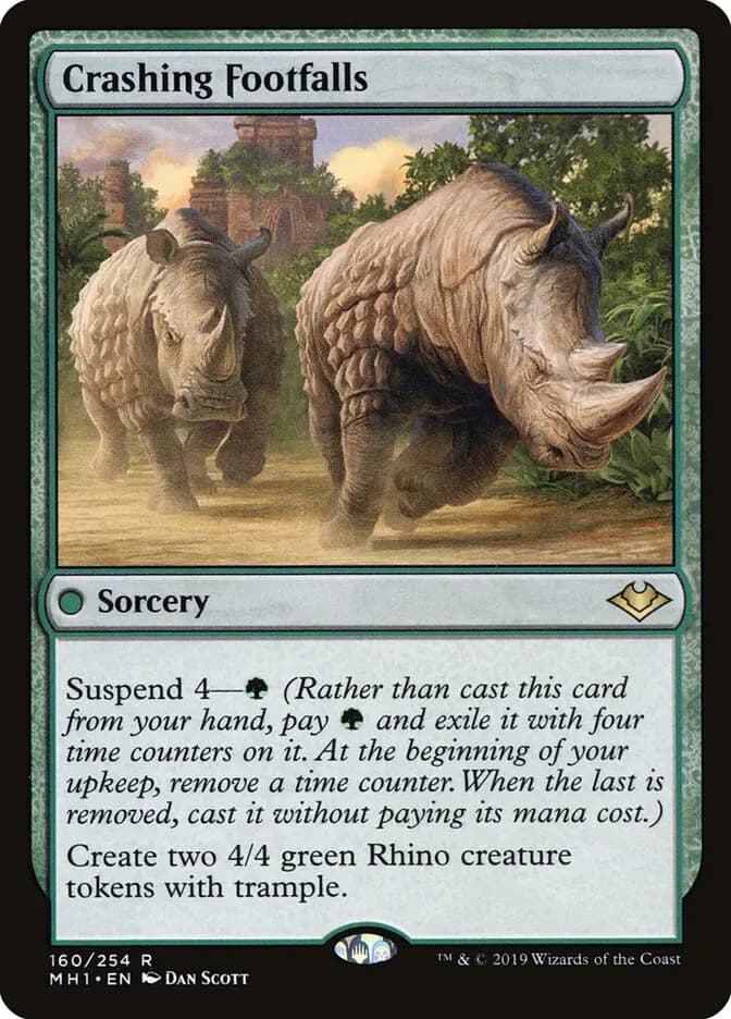Card image of Crashing Footfalls