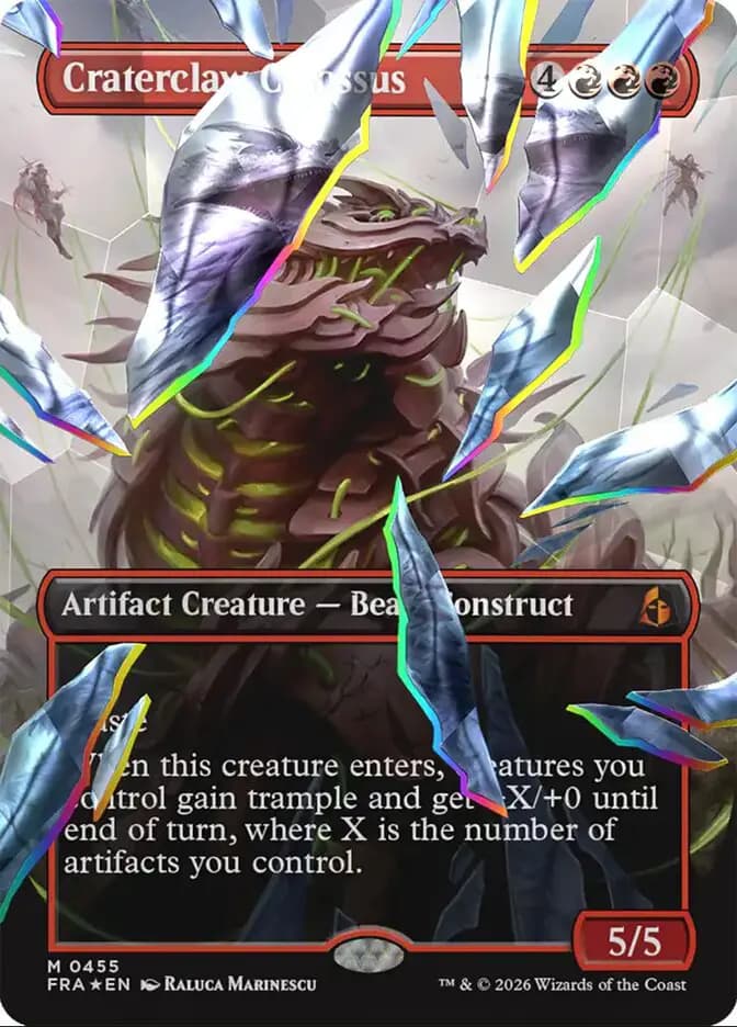 Card image of Craterclaw Colossus