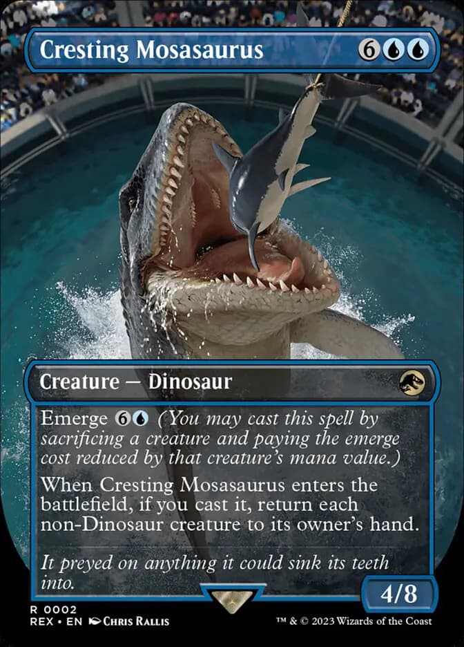 Card image of Cresting Mosasaurus