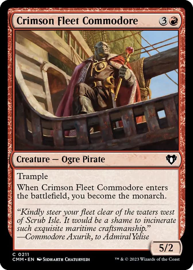 Card image of Crimson Fleet Commodore