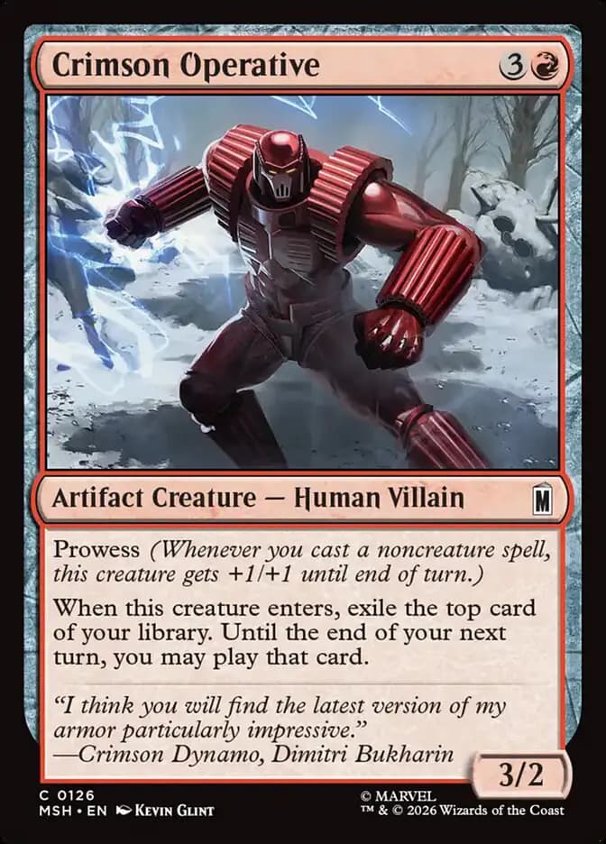 Card image of Crimson Operative