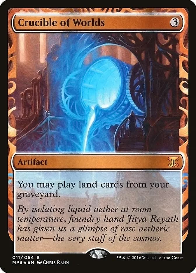 Card image of Crucible of Worlds