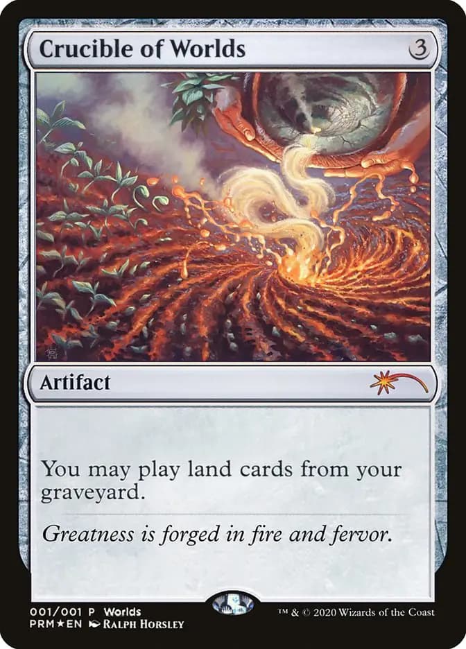 Card image of Crucible of Worlds