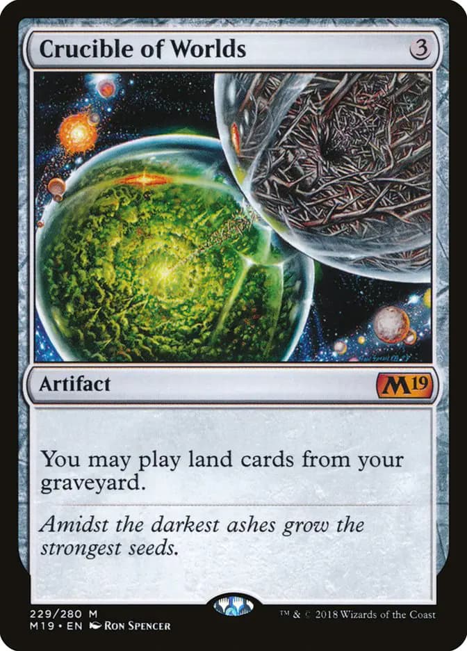 Card image of Crucible of Worlds