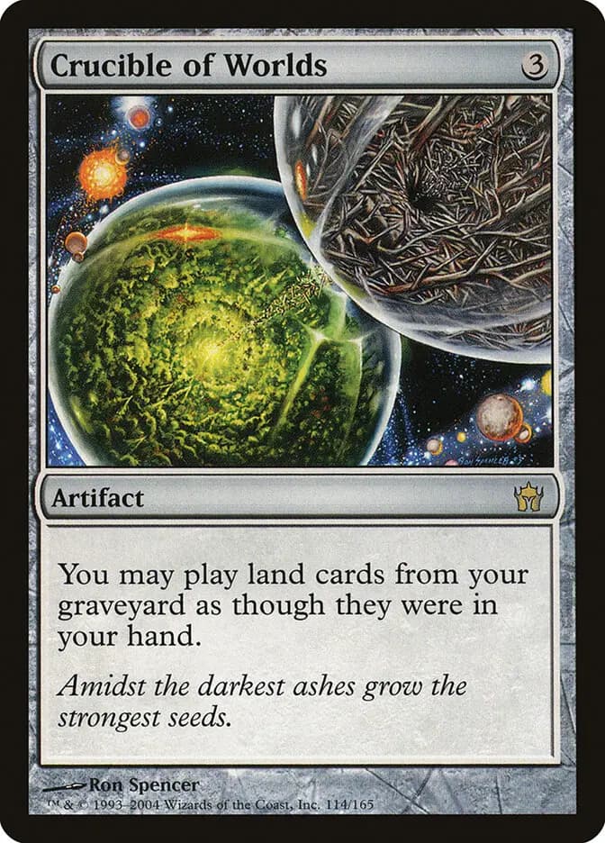 Card image of Crucible of Worlds