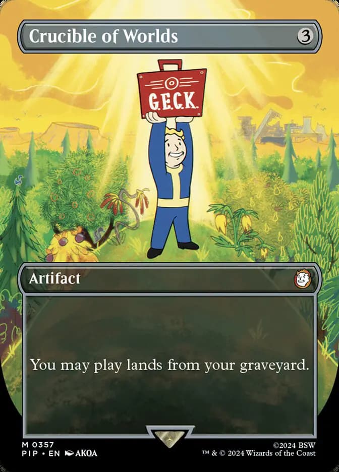 Card image of Crucible of Worlds