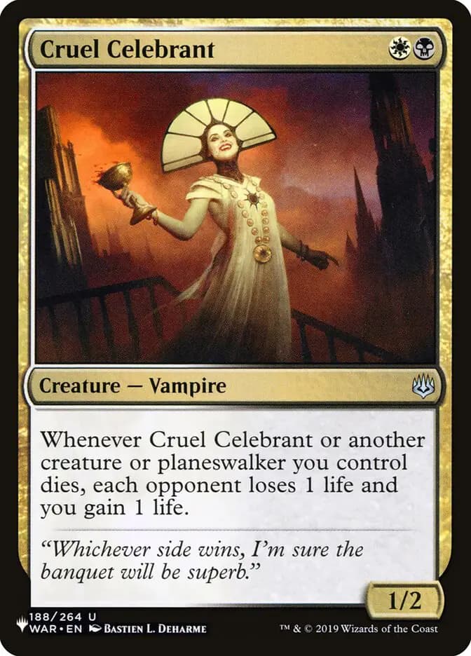 Card image of Cruel Celebrant