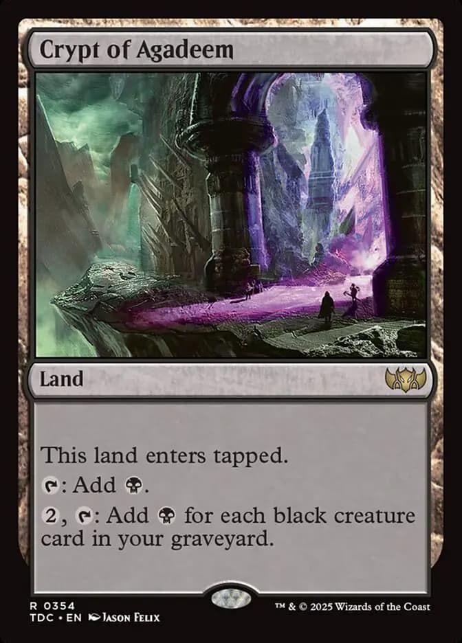 Card image of Crypt of Agadeem