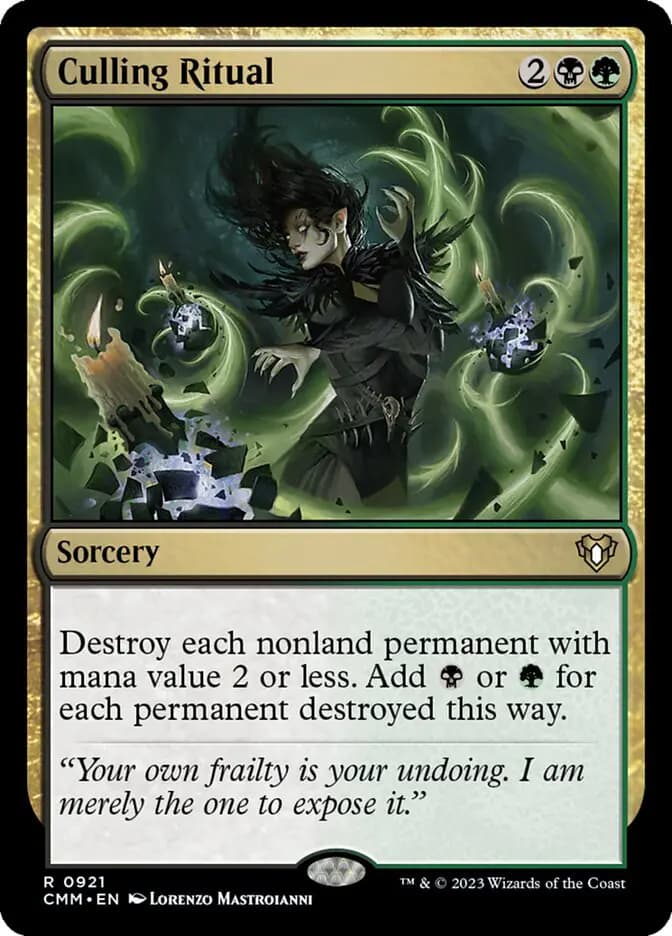 Card image of Culling Ritual