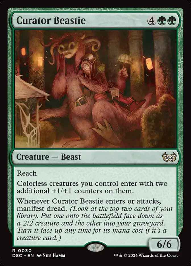 Card image of Curator Beastie