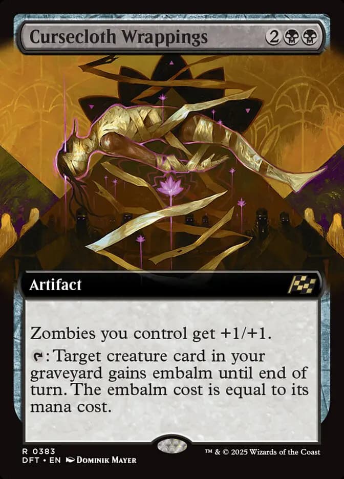 Card image of Cursecloth Wrappings