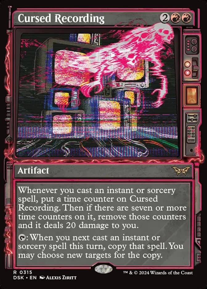 Card image of Cursed Recording