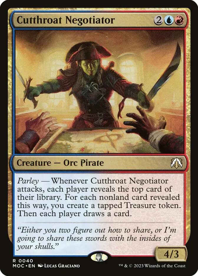 Card image of Cutthroat Negotiator