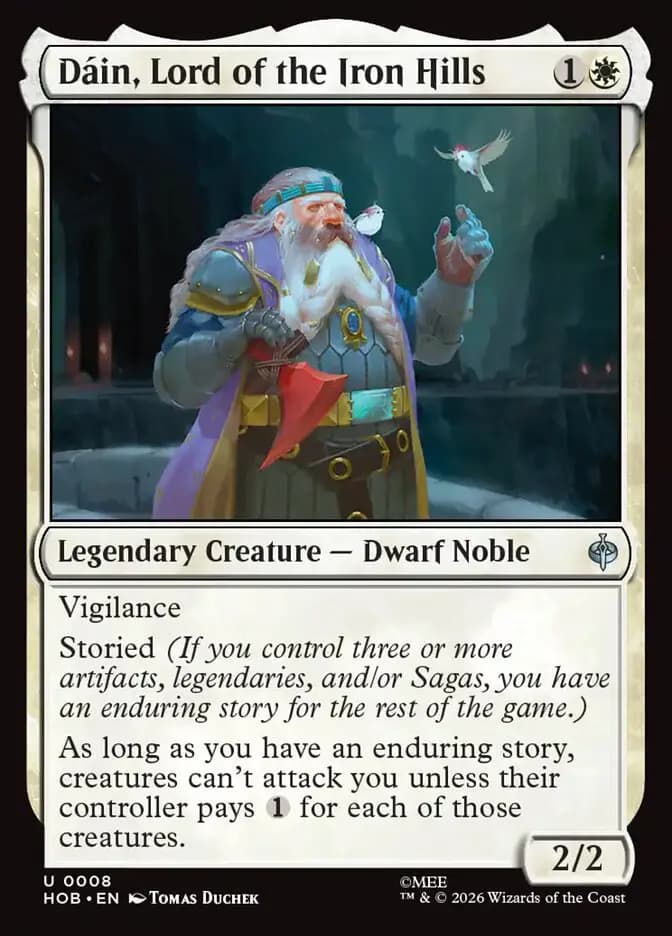 Card image of Dáin, Lord of the Iron Hills