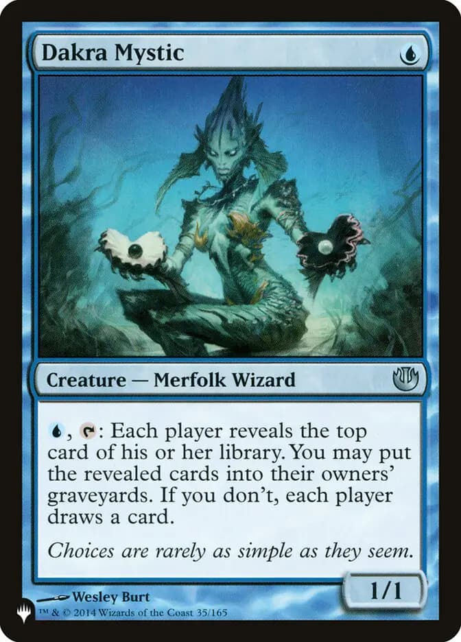Card image of Dakra Mystic