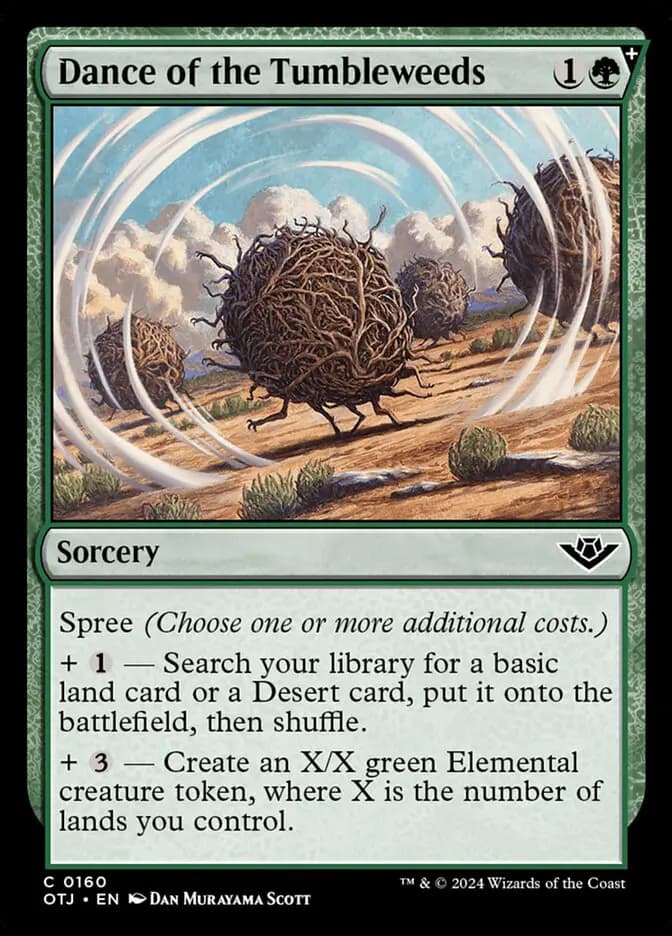 Card image of Dance of the Tumbleweeds