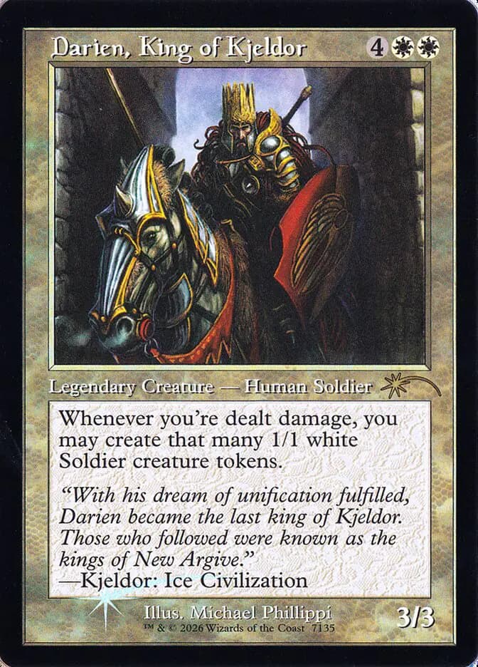 Card image of Darien, King of Kjeldor