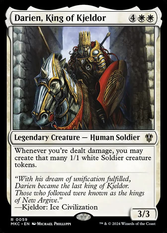 Card image of Darien, King of Kjeldor