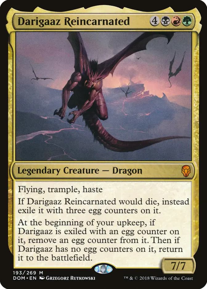 Card image of Darigaaz Reincarnated