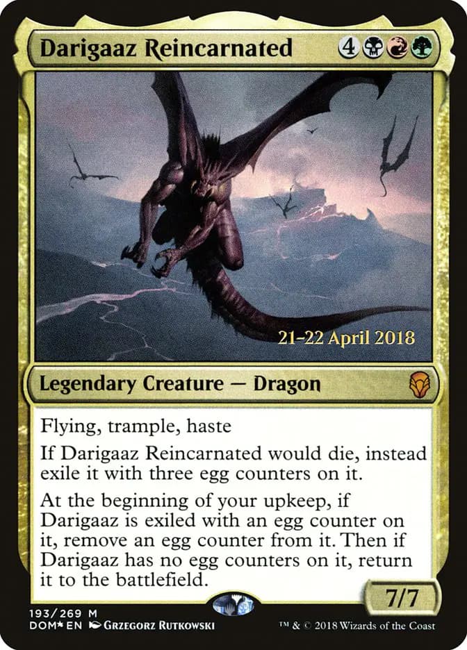 Card image of Darigaaz Reincarnated