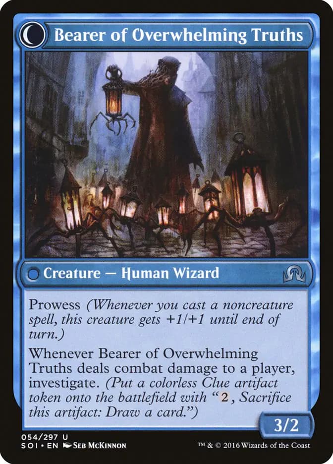 Card image of Daring Sleuth / Bearer of Overwhelming Truths