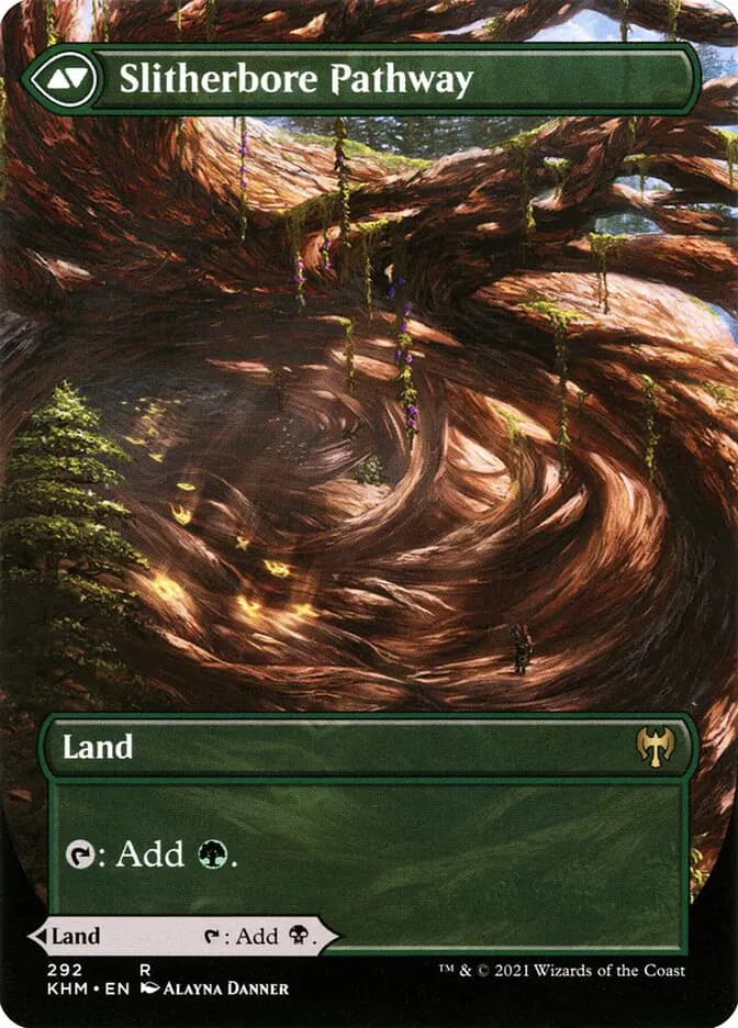Card image of Darkbore Pathway / Slitherbore Pathway