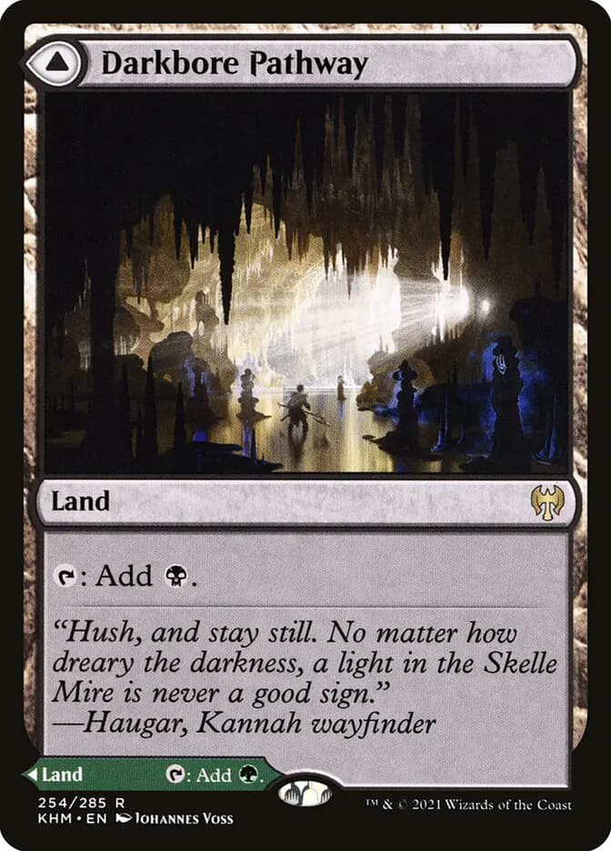 Card image of Darkbore Pathway / Slitherbore Pathway