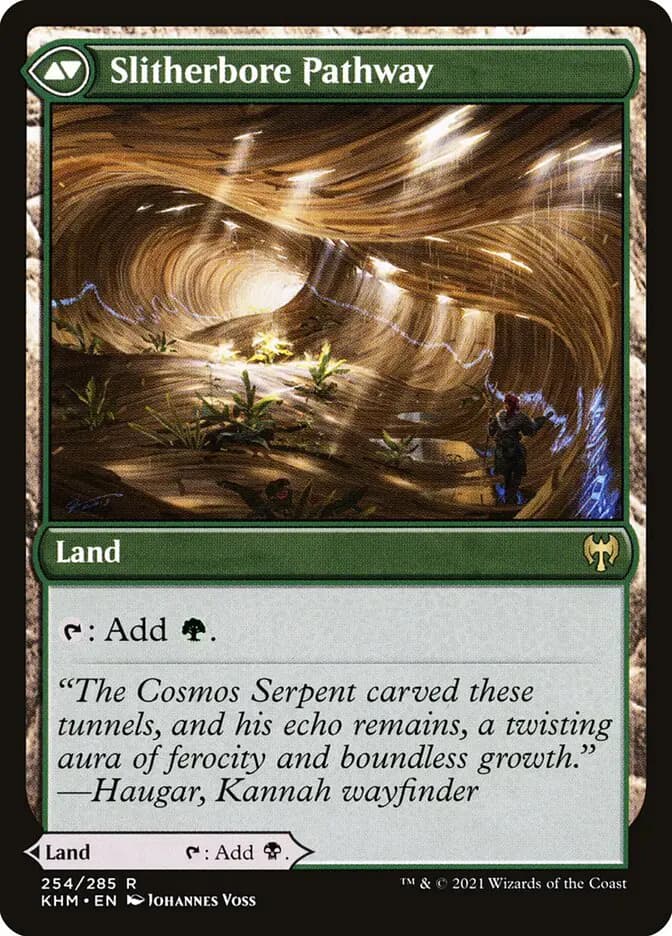 Card image of Darkbore Pathway / Slitherbore Pathway