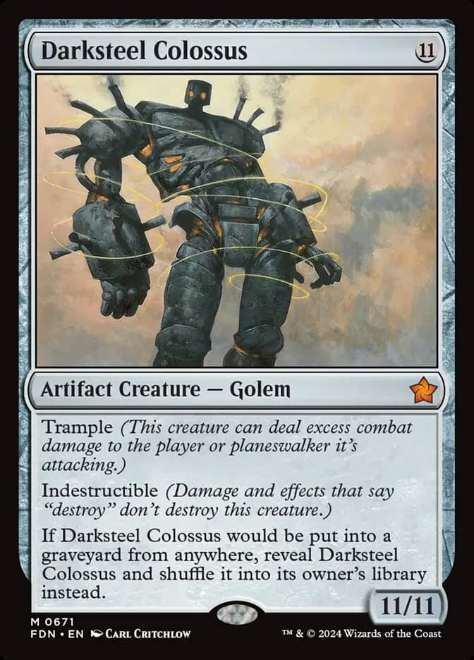 Card image of Darksteel Colossus