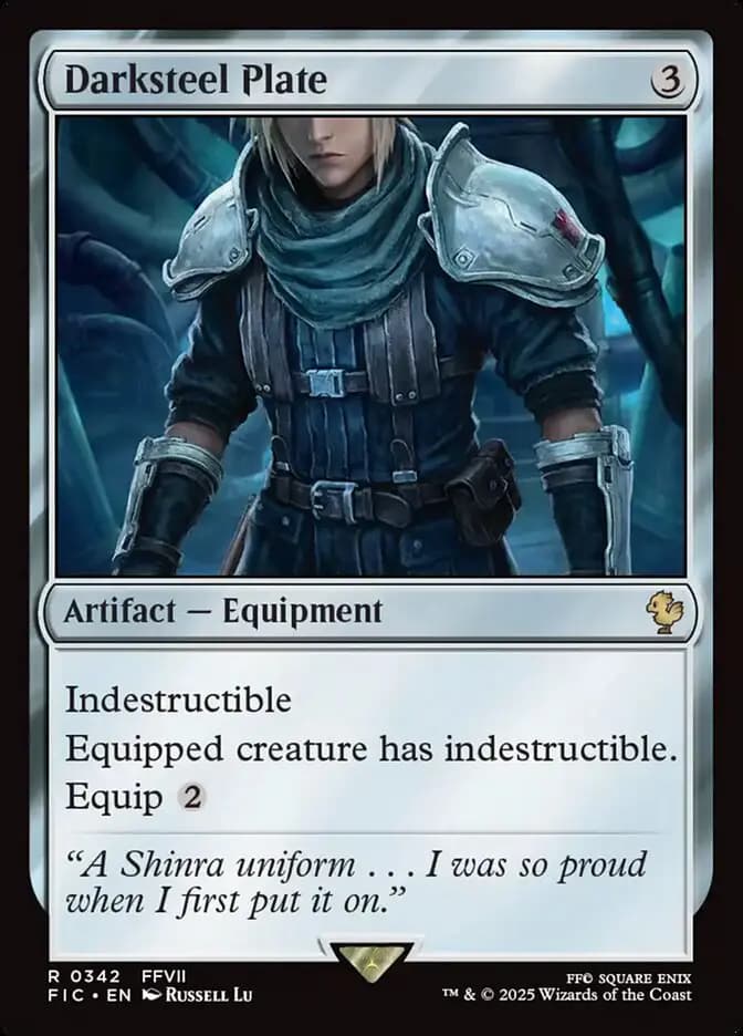 Card image of Darksteel Plate