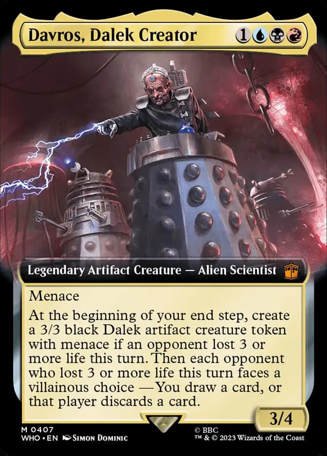 Card image of Davros, Dalek Creator