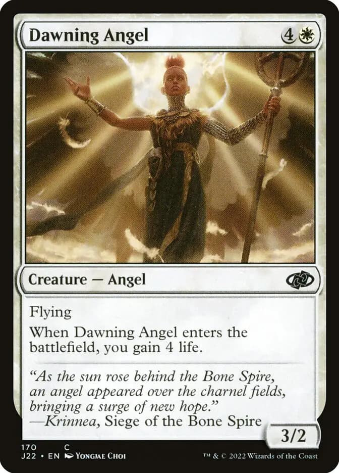 Card image of Dawning Angel