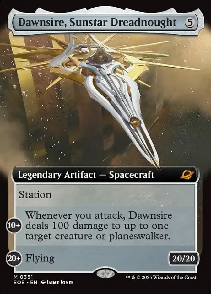 Card image of Dawnsire, Sunstar Dreadnought