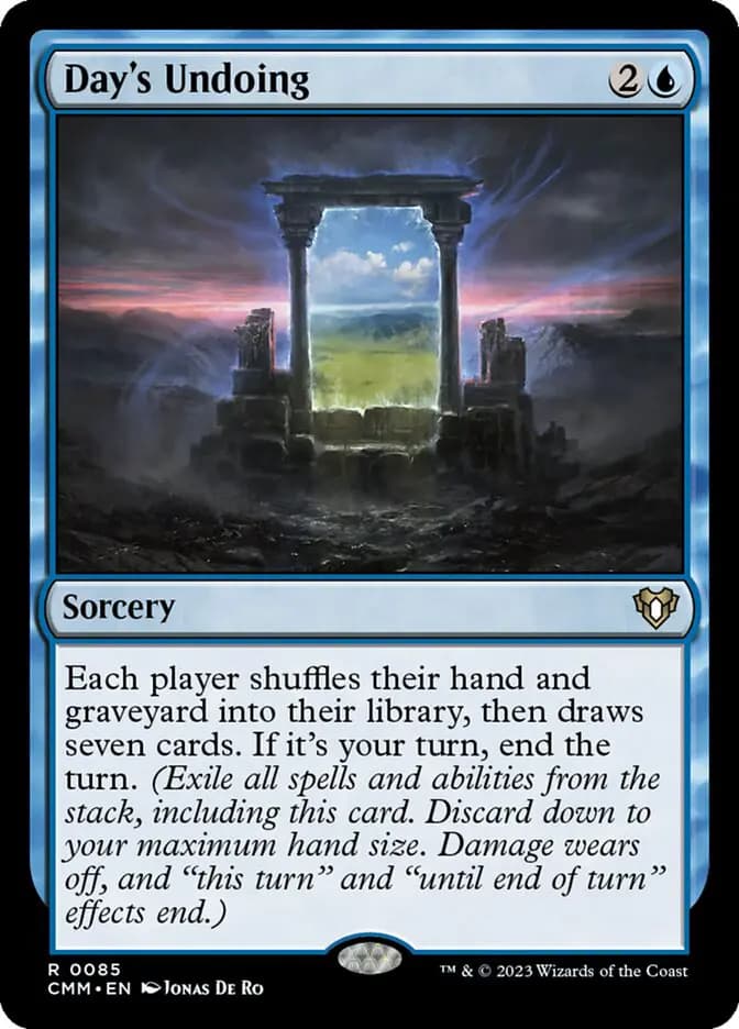 Card image of Day's Undoing
