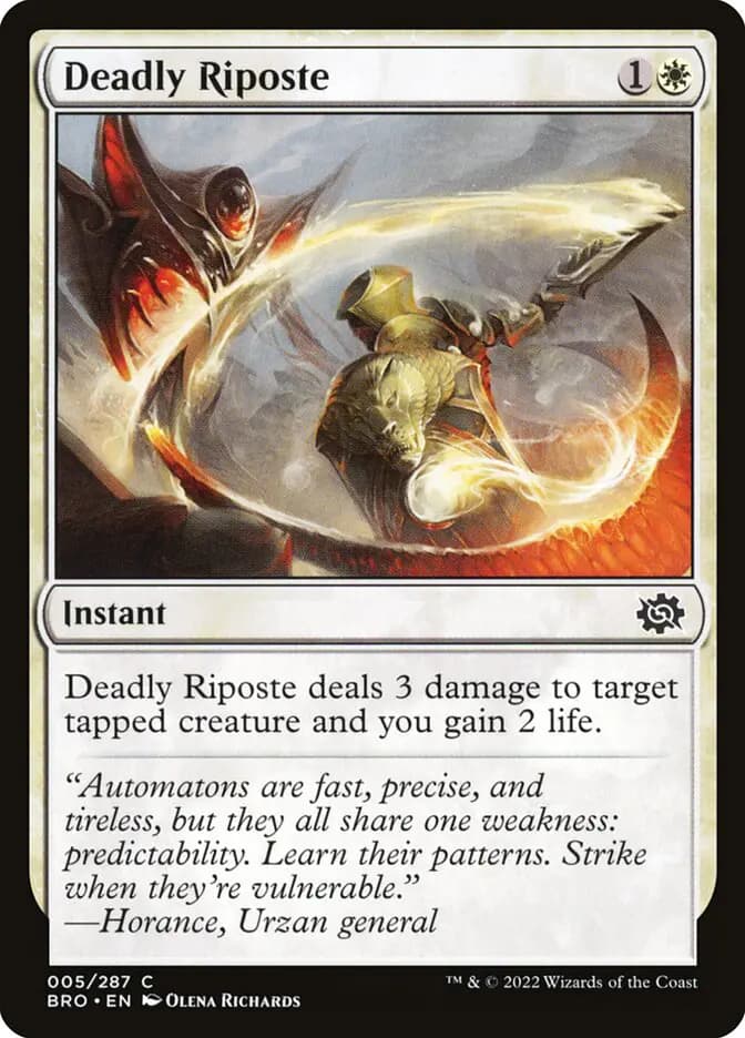 Card image of Deadly Riposte