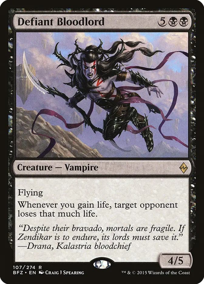 Card image of Defiant Bloodlord