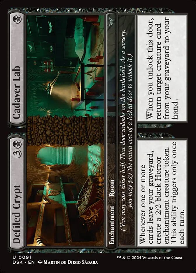 Card image of Defiled Crypt / Cadaver Lab